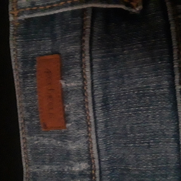 🖤Womens ripped skinny high waisted blue jeans size 11 medium wash Sneak Peak - Picture 4 of 6